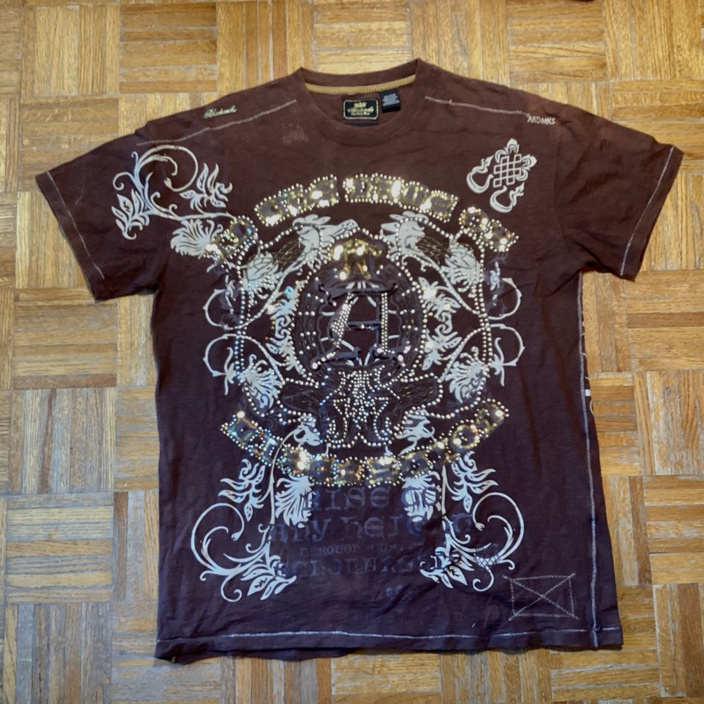 Akademiks AKDMKS Sequin Graphic Tee